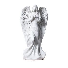 18.5' Tall Magnesium Oxide Angel Statue Sculpture Art for Indoor Garden Outdoor