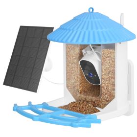 Solar Powered Smart Bird Feeder 2K Bird Watching Camera With PIR Motion AI Birds Species Identify Two-Way Audio Real-Time App Notification Captur