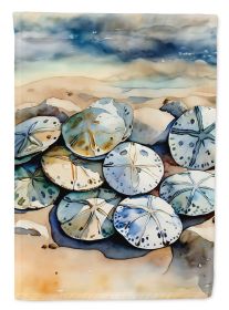 Sand Dollars House Flag Large Porch Sleeve Pole Decorative Outside Yard Banner Artwork Wall Hanging, Polyester, House Size, Multicolor