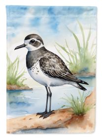 Black-bellied Plover Bird House Flag Large Porch Sleeve Pole Decorative Outside Yard Banner Artwork Wall Hanging, Polyester, House Size, Multicol