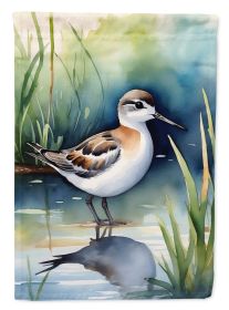Wilson's Phalarope Bird House Flag Large Porch Sleeve Pole Decorative Outside Yard Banner Artwork Wall Hanging, Polyester, House Size, Multicolor
