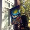 Sting Ray House Flag Large Porch Sleeve Pole Decorative Outside Yard Banner Artwork Wall Hanging, Polyester, House Size, Multicolor
