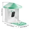 Smart Bird Feeder with Camera, 2K HD AI Identify 10,000+ Bird Species, Solar-Powered Bird Watching Camera with Auto Capture & Instant Notify