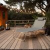 Gray comfortable folding camping bed for adults - portable folding guest bed, suitable for outdoor naps, vacations and outdoor camping