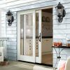 2-Pack Vintage Wall-Mounted Outdoor Lantern Light – Elegant Black Metal Sconce for Porch, Patio, and Garden Lighting (Bulb Not Included)
