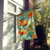 California California Poppies in Watercolor House Flag Large Porch Sleeve Pole Decorative Outside Yard Banner Artwork Wall Hanging, Polyester