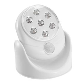 Wireless LED Spotlight 90 Degree Motion Sensor Night Lamp (Option: white)