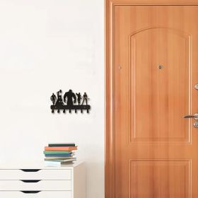 Mermaid-Themed Wall Hook Set, Decorative Metal Wall Hooks For Kitchen (Option: Hook)