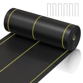 Prohibited From Sale On Amazon XISHAN Black Weed Control Fabric ,70g HDPE (Option: 3X50ft-Black)