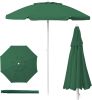 5.5 Ft Portable Beach Umbrella, Lightweight UV Protection Sunshade with Tilt Pole & Carry Bag, Outdoor Canopy Umbrella for Beach, Sand, Pool, Patio