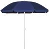 6FT Portable Picnic Outdoor Canopy Sunshade Beach Umbrella with Tilt Function