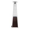 Patio Heater for Outdoor Use, 48000BTU Pyramid Propane Heater w/Wheels, Quartz Glass Tube Outdoor Patio Flame Heater for Patio, Party, Backyard