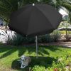 6FT Portable Picnic Outdoor Canopy Sunshade Beach Umbrella with Tilt Function