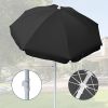 6FT Portable Picnic Outdoor Canopy Sunshade Beach Umbrella with Tilt Function