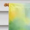 Kentucky Goldenrod in Watercolor House Flag Large Porch Sleeve Pole Decorative Outside Yard Banner Artwork Wall Hanging, Polyester, House Size